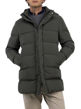 Casaco acolchoado El Ganso verde para homem.