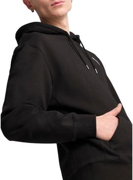 Moletom Puma Wardrobe com capuz preto para homens.