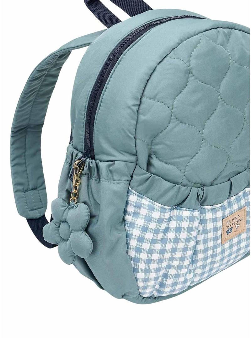 Mochila acolchoada preta Mayoral para menina.