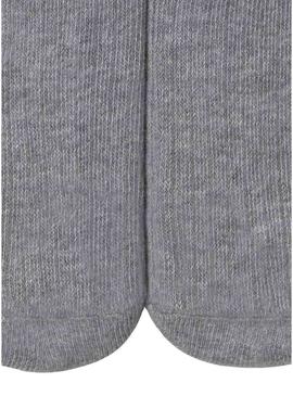 Macacão cinza canelado para bebê.