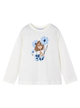 Conjunto Mayoral camisa e 2 leggings para menina.