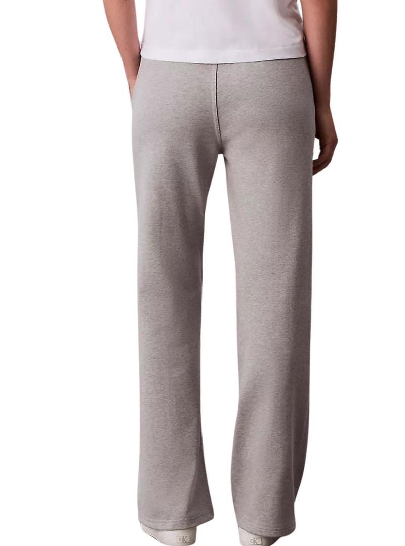 Calças de fato de treino Calvin Klein Logo cinza para mulher