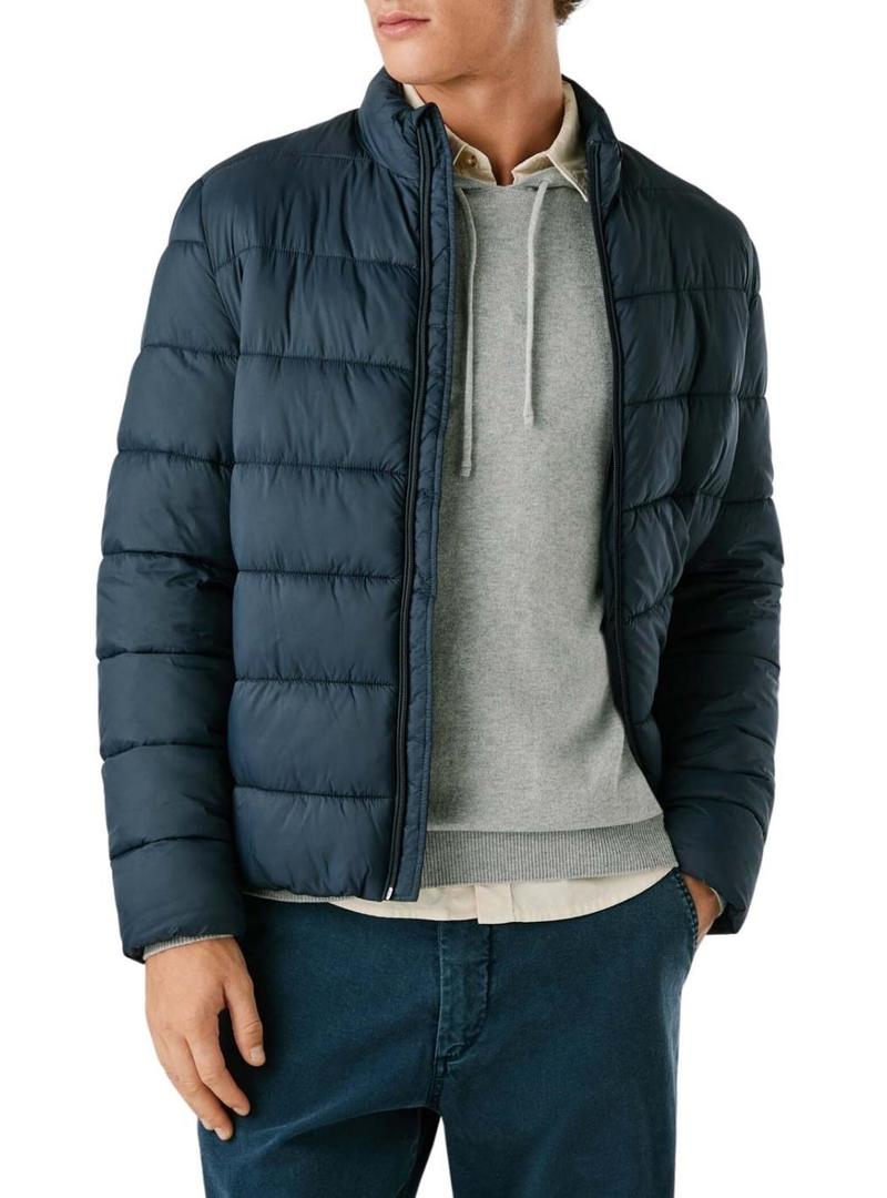 Jaqueta acolchoada Pepe Jeans azul marinho para homem.