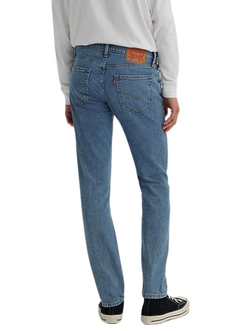 Calça jeans Levis 511 Slim Remain azul para homem