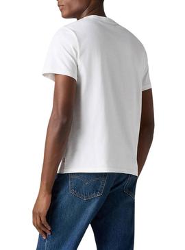 Camiseta Levis Archive Relaxed branca para homem
