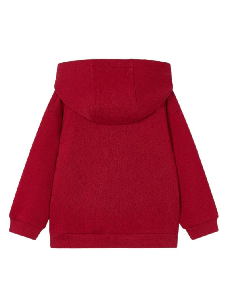 Moletom Mayoral gráfico grená para menino