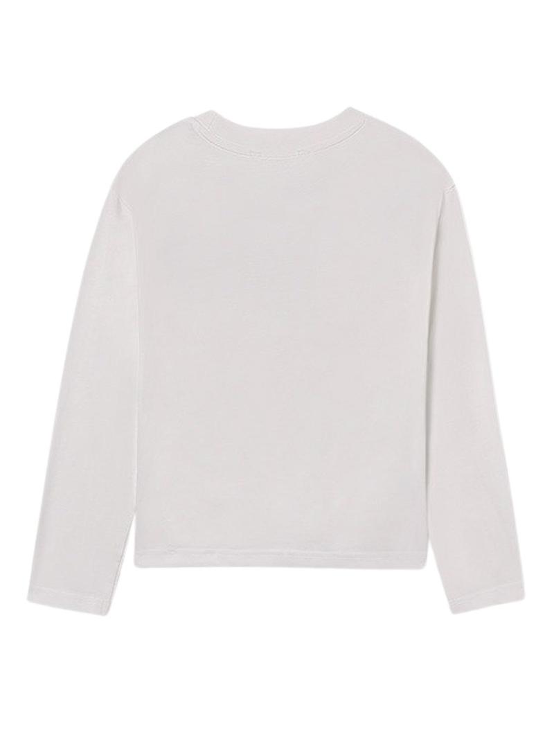 Camiseta Mayoral em relevo nômade branco infantil