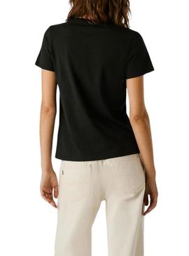 Camiseta Pepe Jeans Bero preta para mulher