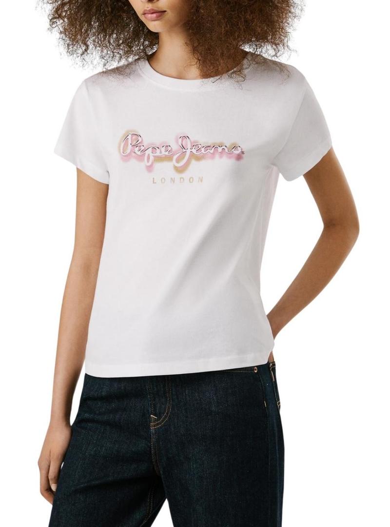 Camiseta Pepe Jeans Becky branca para mulher