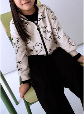 Fato de treino Mayoral 2 calças preto e bege menina