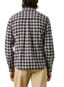 Camisa Pepe Jeans Clermont xadrez para homem.