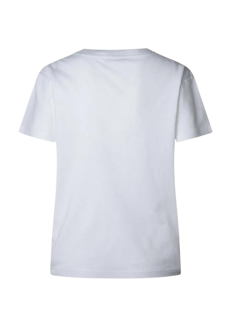 Camisa Pepe Jeans Bernie com tachas branca para mulher.