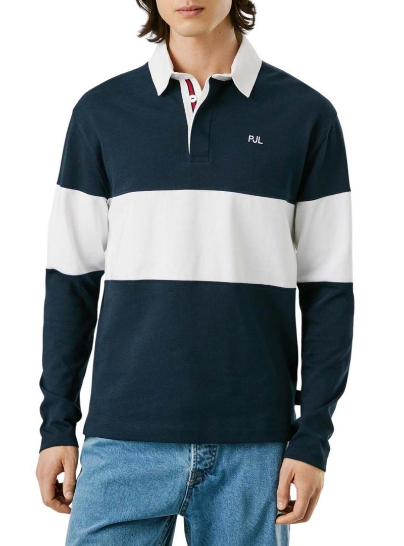 Polo Pepe Jeans Ralf Rugby bicolor para homem