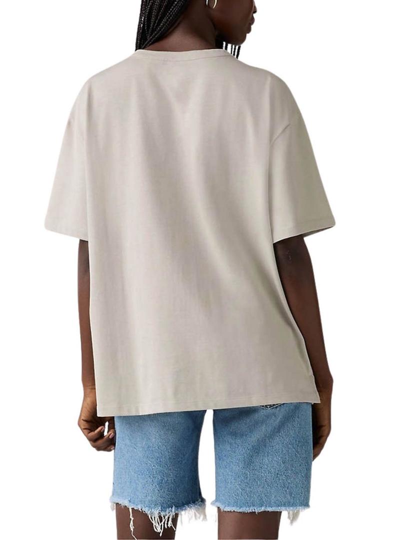 Camiseta Levis Tabor cinza para mulher