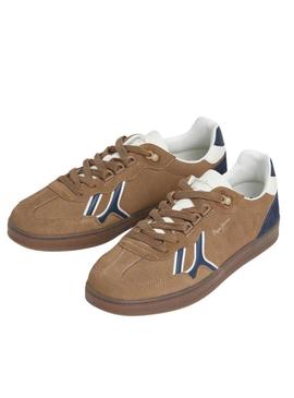 Sapatos Pepe Jeans Ball Mix camel para homem.