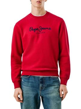 Moletom Pepe Jeans Macbeth com logo redondo vermelho para homem