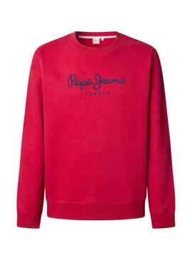 Moletom Pepe Jeans Macbeth com logo redondo vermelho para homem