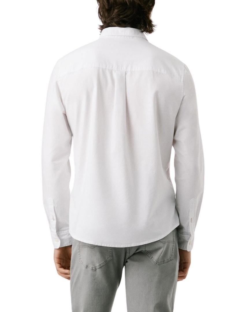 Camisa Pepe Jeans Cluny Oxford branca para homem