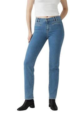 Calça jeans Levis 314 Shaping Tailored reto para mulher