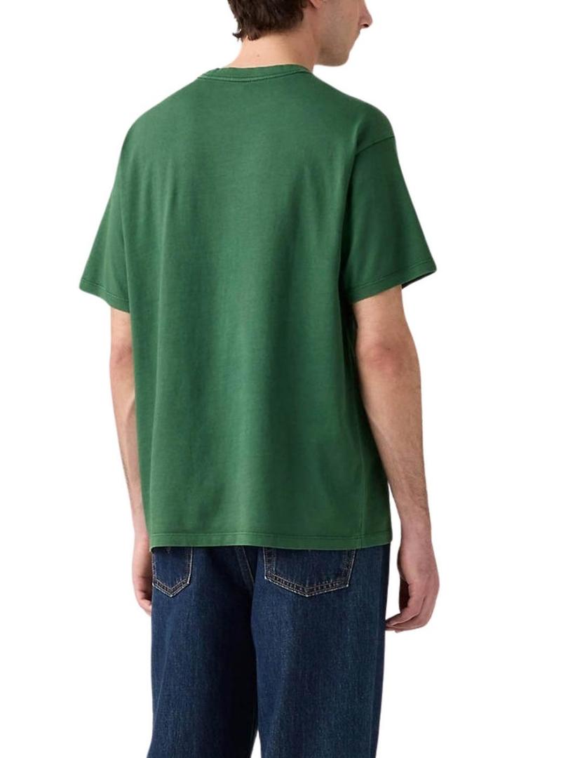 Camiseta Levis Vintage Fit Graphic verde para homem