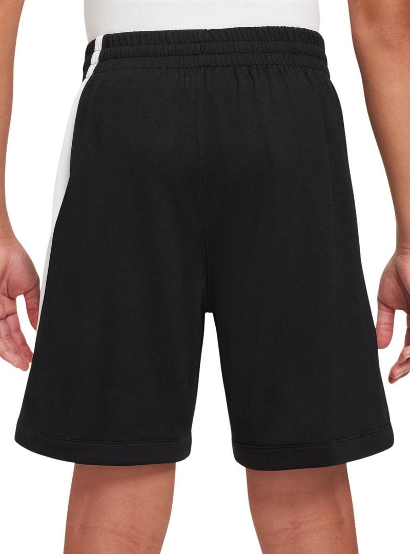 Bermuda Nike Multi preto para meninos e meninas.