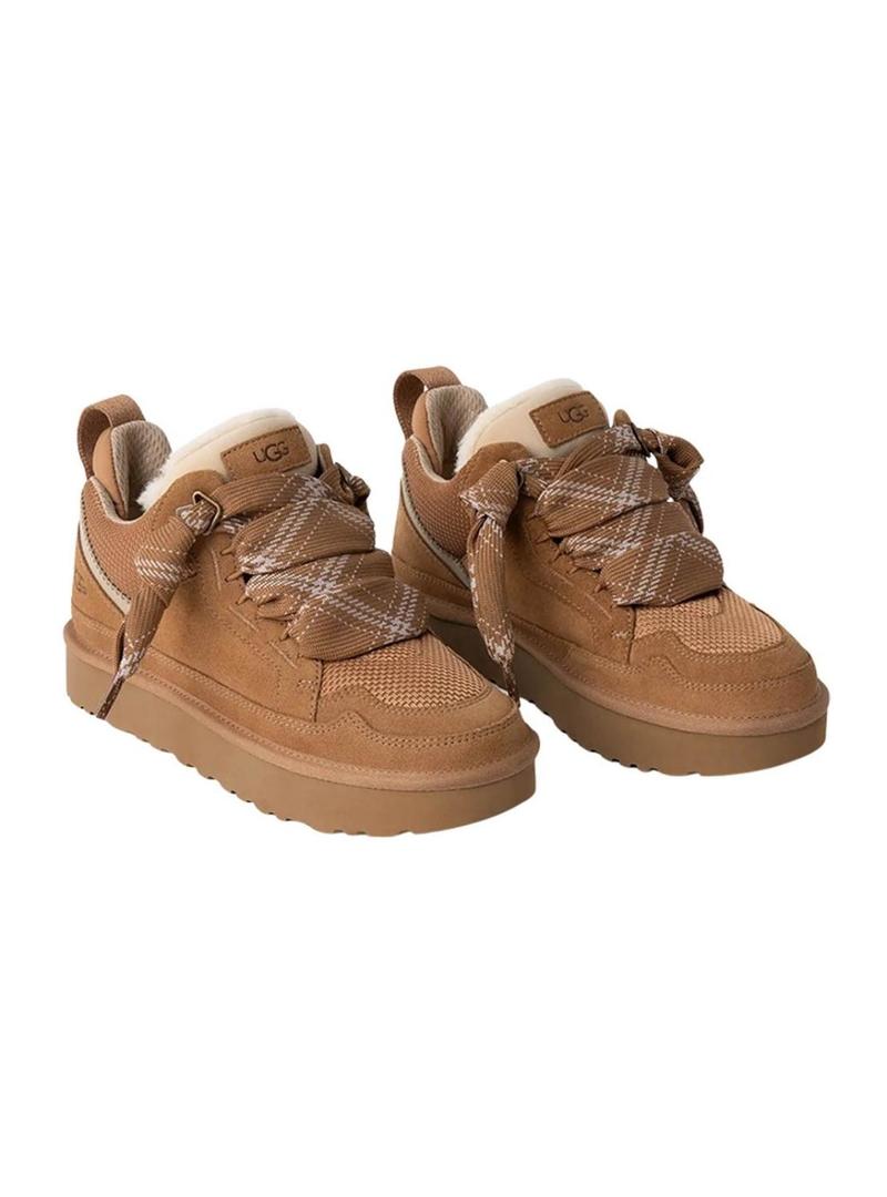 Sapatilhas UGG Lowmel camel para mulher.