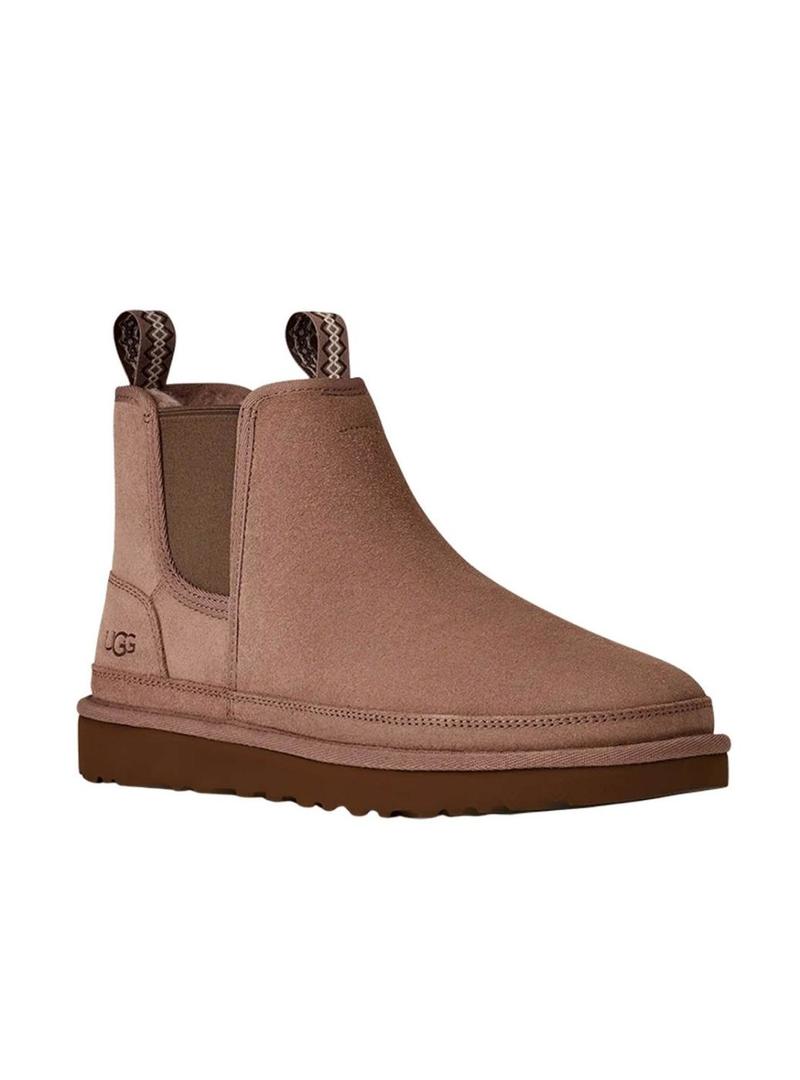 Botas UGG Neumel marrom chelsea para homem.