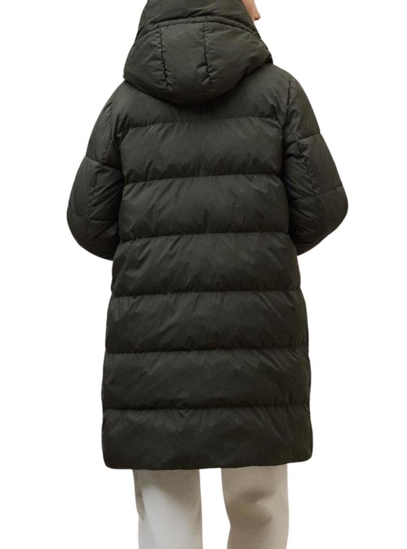 Casaco Ecoalf acolchoado verde Manlie para mulher.