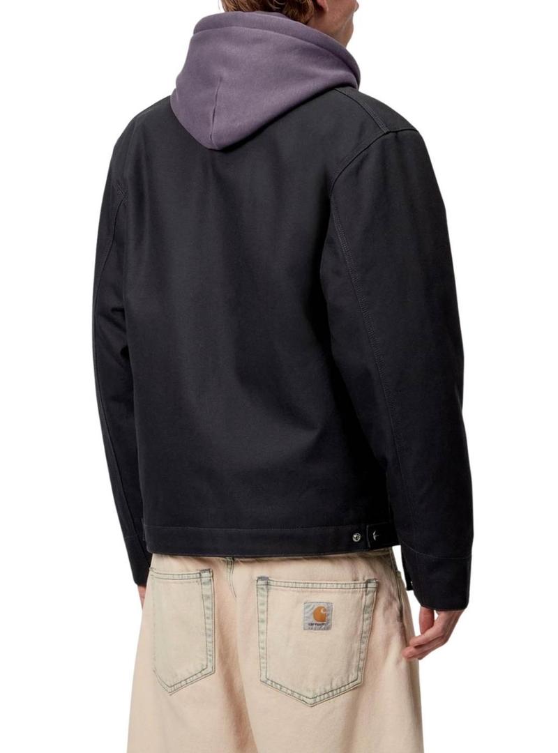 Jaqueta Carhartt Detroit preta para homem.