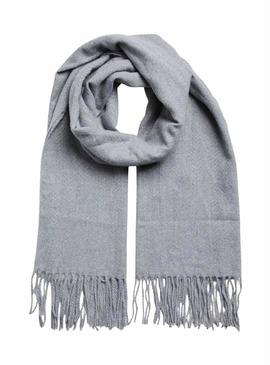 Cachecol Pieces Pckial cinza para mulher