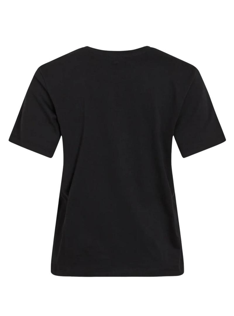 Camiseta Vila Visybil preta para mulher.