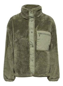 Casaco Only Contact verde para mulher.