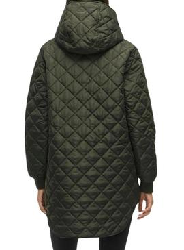 Casaco acolchoado Vila Vitate verde para mulher