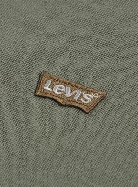 Moletom Levis Mini Batwing verde para menino