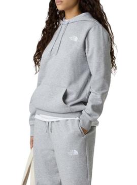 Moletom The North Face Dome cinza para mulher