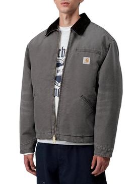 Jaqueta Carhartt OG Detroit cinza para homens