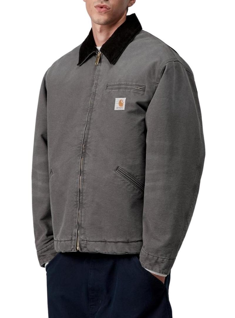 Jaqueta Carhartt OG Detroit cinza para homens