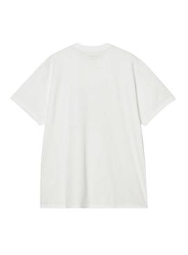 Camisa Carhartt Wild Dog branca para homem.