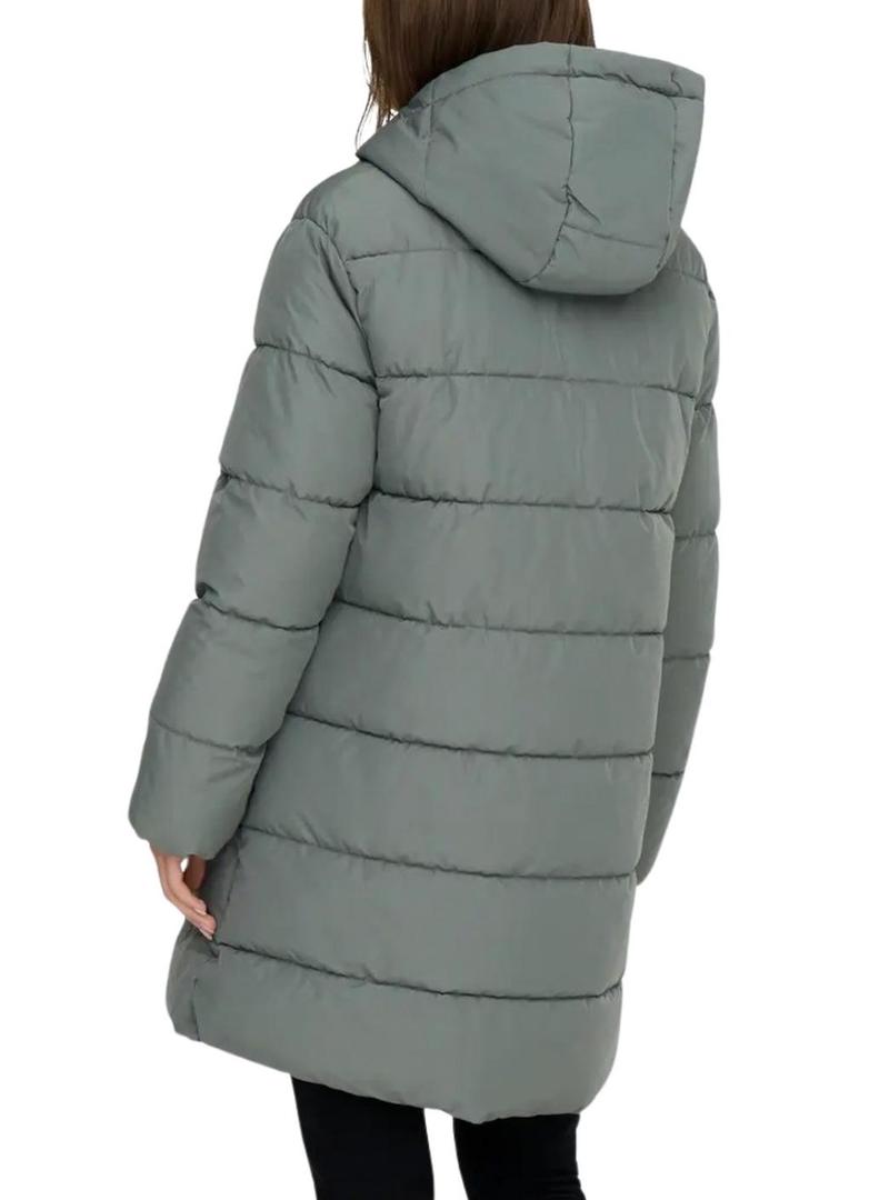 Casaco acolchoado Only Clair azul para mulher