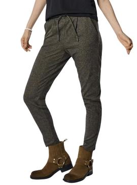 Calça Only Poptrash Gozi marrom para Mulher