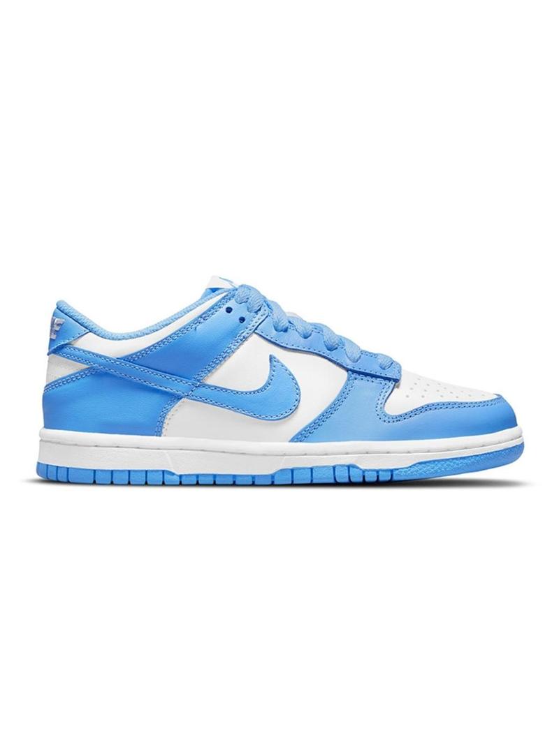 Sapatilhas Nike Dunk Low azul para menino e menina