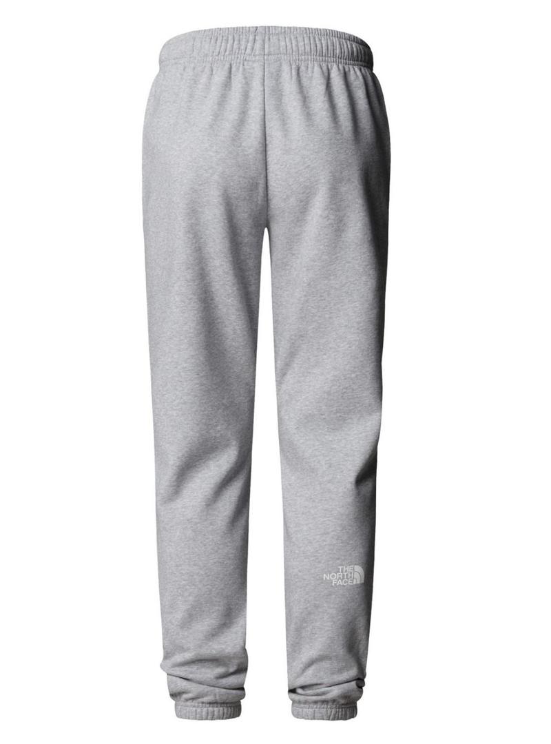 Calça de moletom cinza The North Face para mulher.