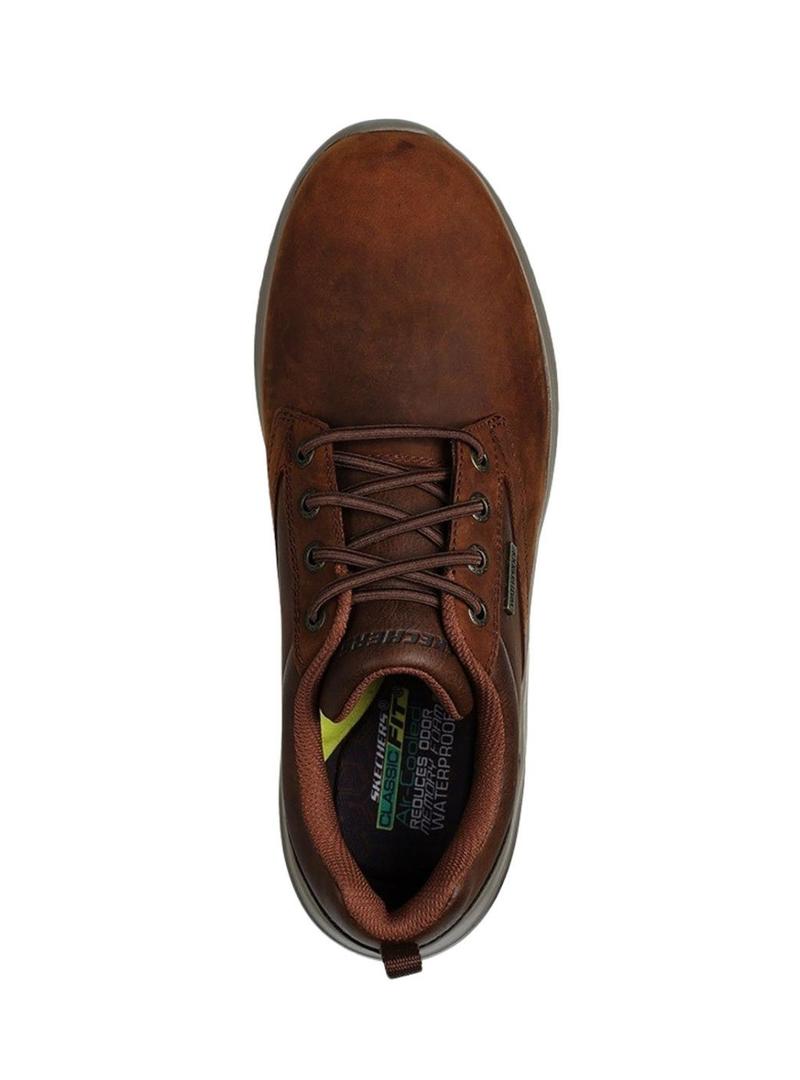 Sapatilhas Skechers Denton castanhas para homem