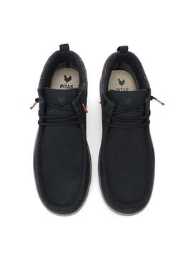 Botas Walkin Pitas Baikal azul marino para homem.