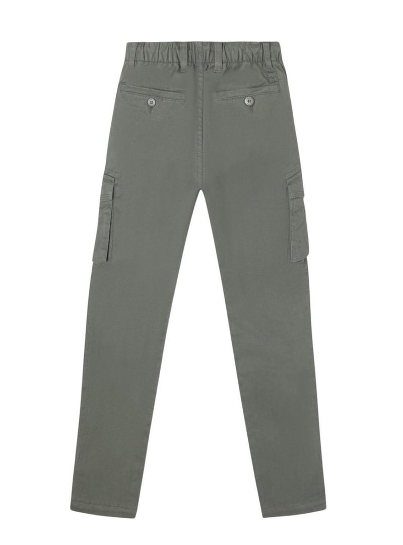 Calça cargo verde Silbon para menino.