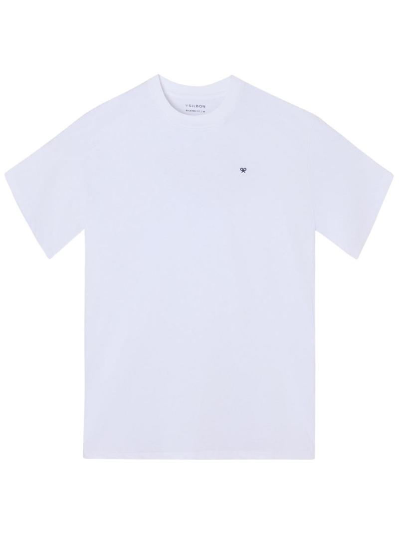 Camiseta Silbon Varsity club branca para homem.