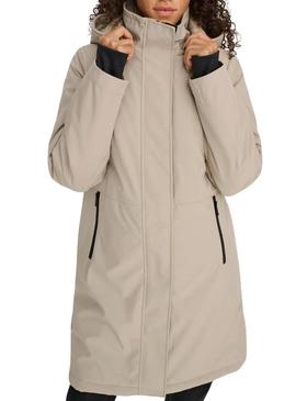 Parka Only Kara bege para mulher