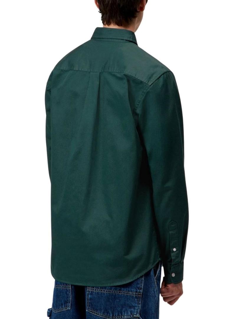 Camisa Carhartt WIP Madison verde para homem.