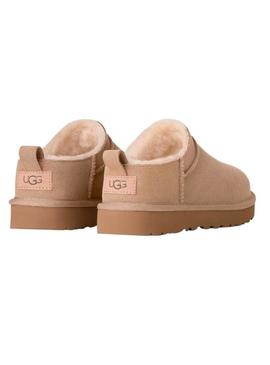 Botas UGG Classic Micro beige para mulher.