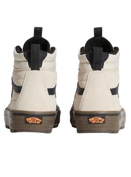 Tênis Vans Sk8-Hi Waterproof branco para homem.